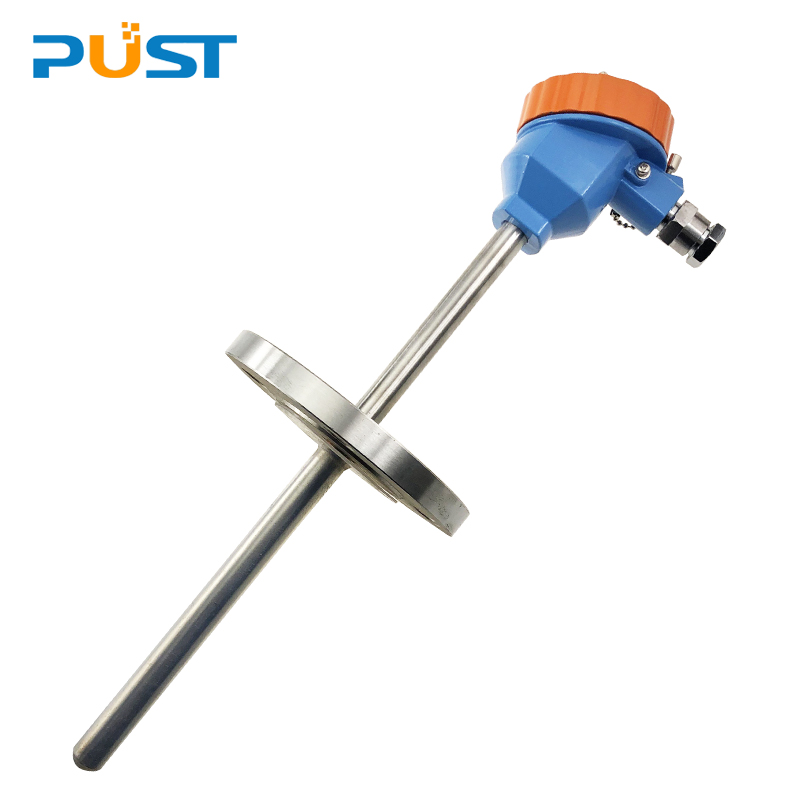 智能插入式一體化溫度變送器傳感器Pt100熱電阻K型偶高精度4-20ma